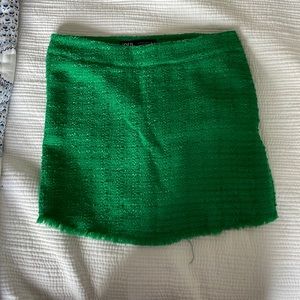 Zara Green Skort